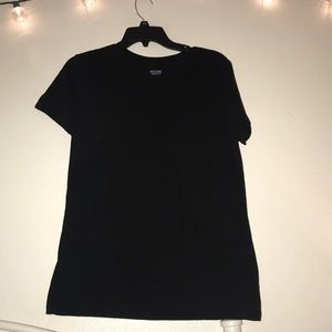 Plain black T shirt